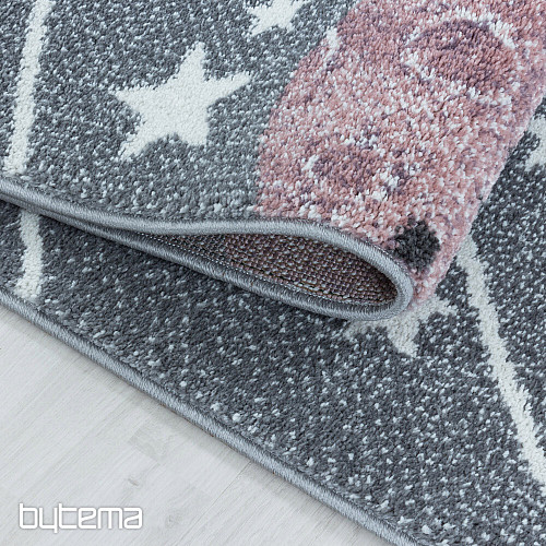 Alfombra infantil de lujo FUNNY universo gris