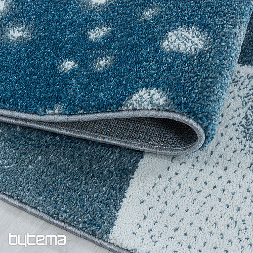 Alfombra infantil de lujo FUNNY BLUE PENGUIN