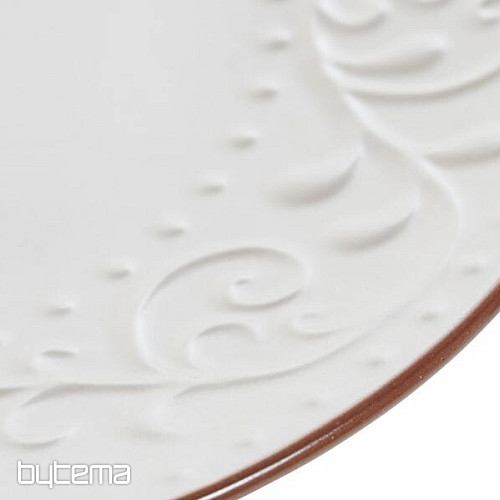 Plato llano RELIEVE BEIGE 27,5x2cm beige