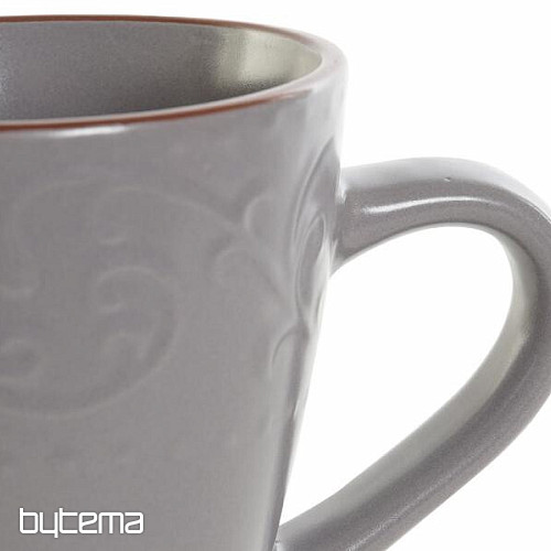 Taza GRIS RELIEVE 325ml gris