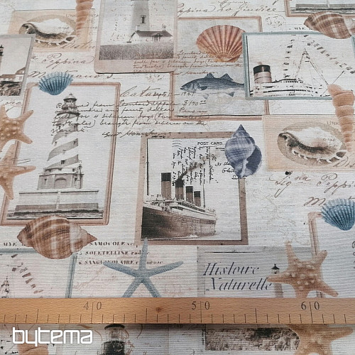 Tela decorativa Postal del océano