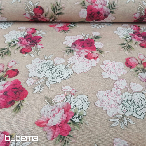 Tela decorativa Rosa Geraldine 3D