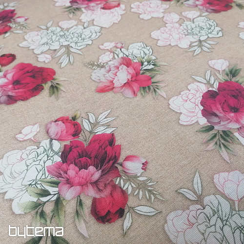 Tela decorativa Rosa Geraldine 3D