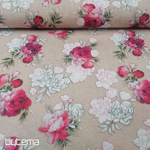 Tela decorativa Rosa Geraldine 3D