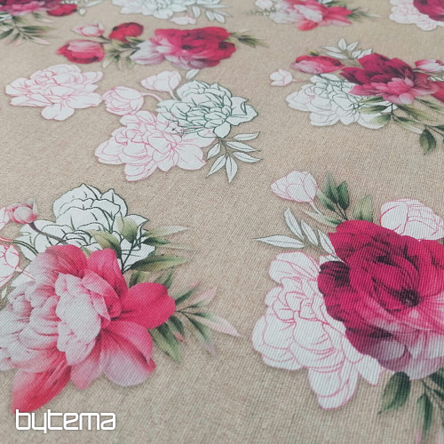 Tela decorativa Rosa Geraldine 3D