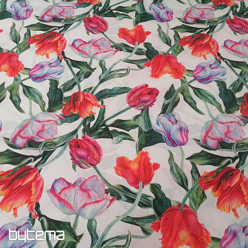 Tela decorativa Tulipanes peludos