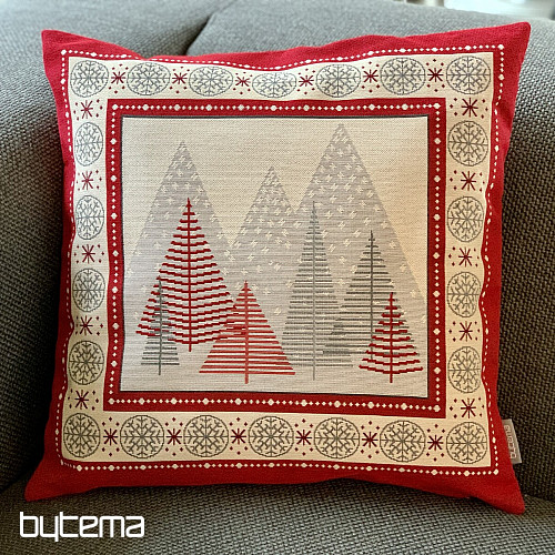 Funda tapiz navideño ARBOLES ROJOS