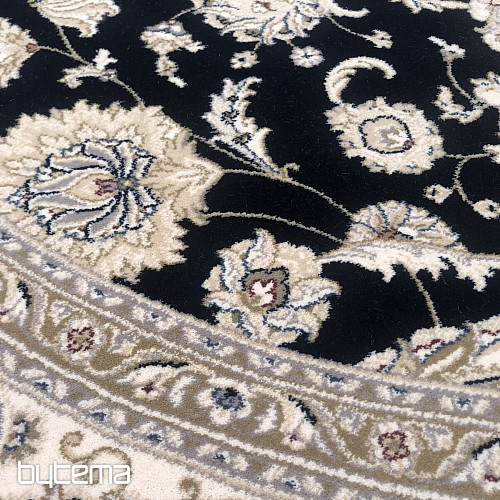 Alfombra clásica redonda de lana DIAMOND 7253/500