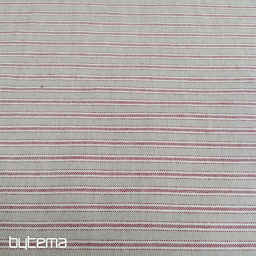 Tela decorativa Rayas Iris - burdeos 65