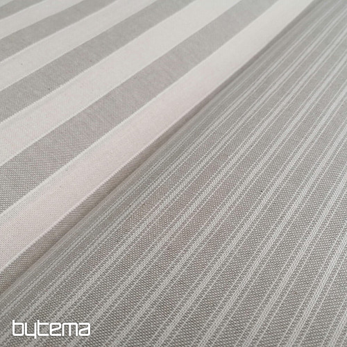 Tela decorativa Rayas iris - beige 50