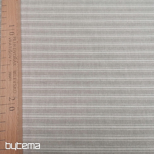 Tela decorativa Rayas iris - beige 50