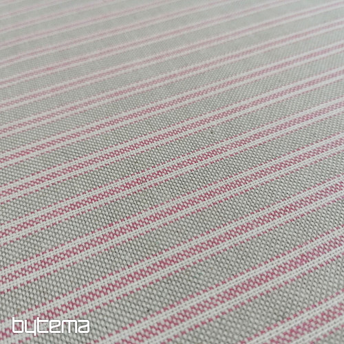 Tela decorativa Rayas iris - rosa 76