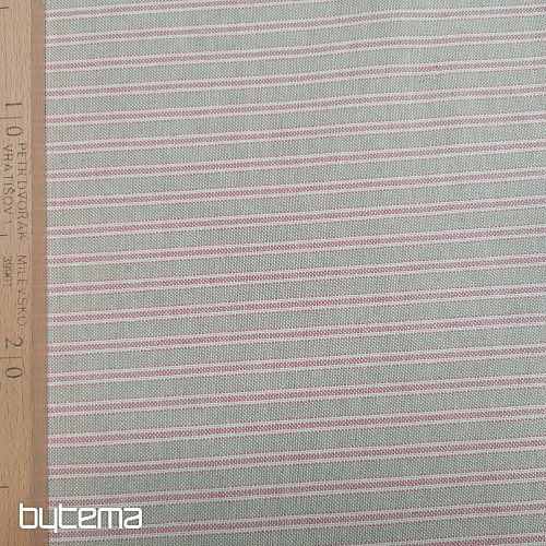 Tela decorativa Rayas iris - rosa 76