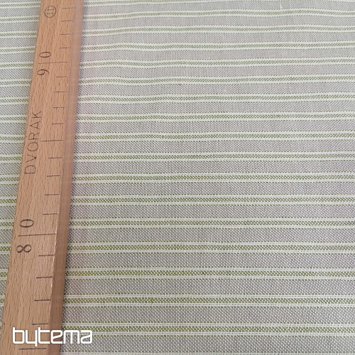 Tela decorativa Rayas iris - verde 66
