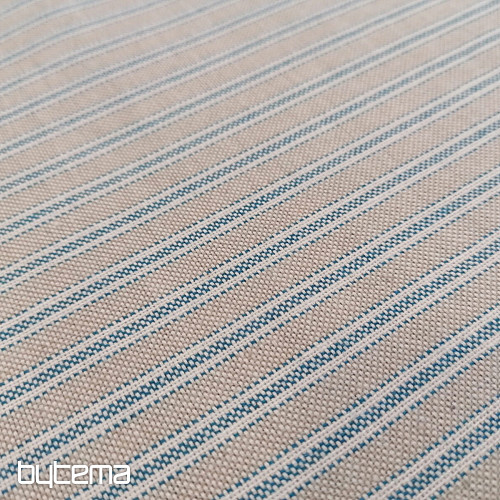 Tela decorativa Rayas iris - azul 77