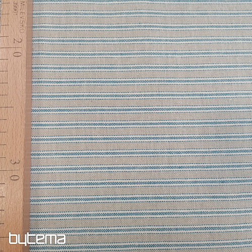 Tela decorativa Rayas iris - azul 77