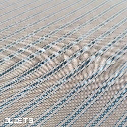 Tela decorativa Rayas iris - azul 77