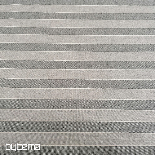 Tela decorativa Trebol rayas - gris 2 cm 72