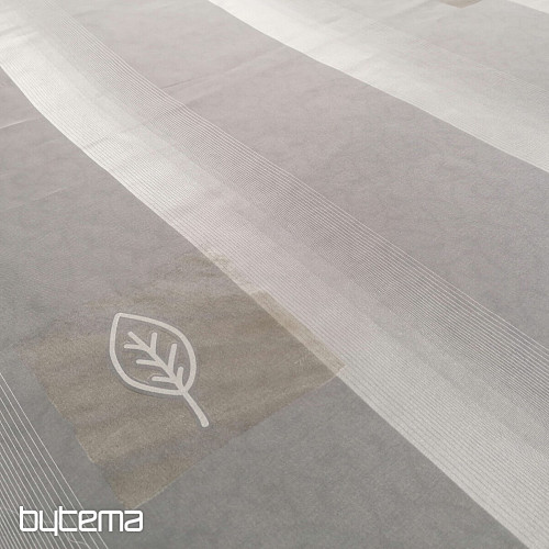 Cortina de voile crema pétalos beige - 731/300
