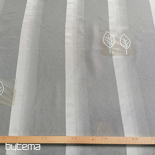 Cortina de voile crema pétalos beige - 731/300