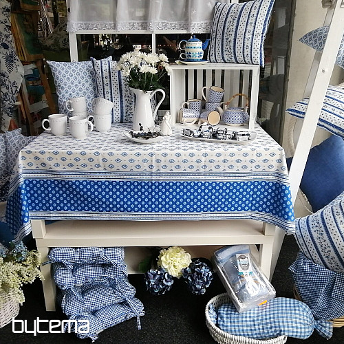 Mantel redondo - folklore azul Ø 175 cm
