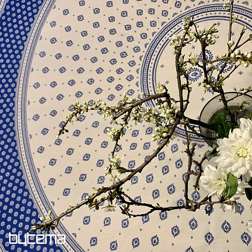 Mantel redondo - folklore azul Ø 175 cm