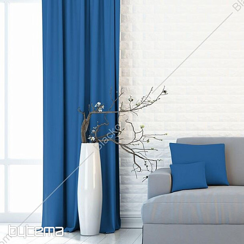 Tela decorativa BLACKOUT para cortinas azul 165