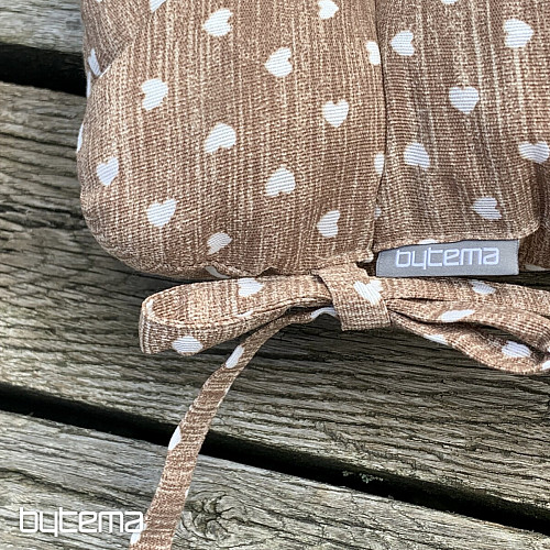 Cojines de silla CORAZÓN MARRÓN