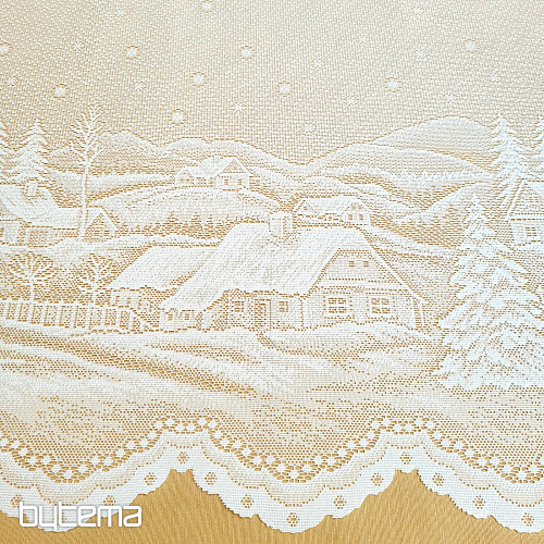 Cortina jacquard - PAISAJE DE INVIERNO A383101