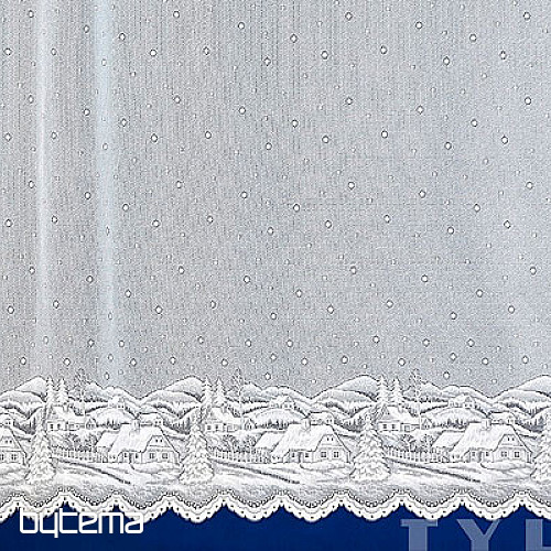 Cortina jacquard - PAISAJE DE INVIERNO A383101