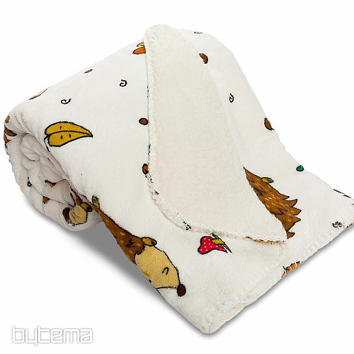 Manta infantil OVEJA en caja regalo - ERIZO