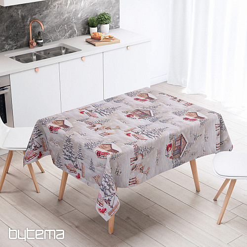 Mantel tapiz, bufanda PAISAJE DE INVIERNO TODOS