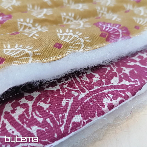 Gasa doble cosida con guata - Gurmit moutarde