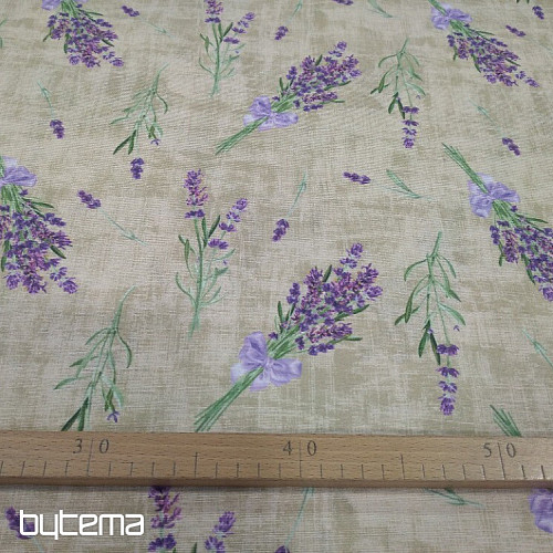 Tela decorativa LAVANDA CON LAZO