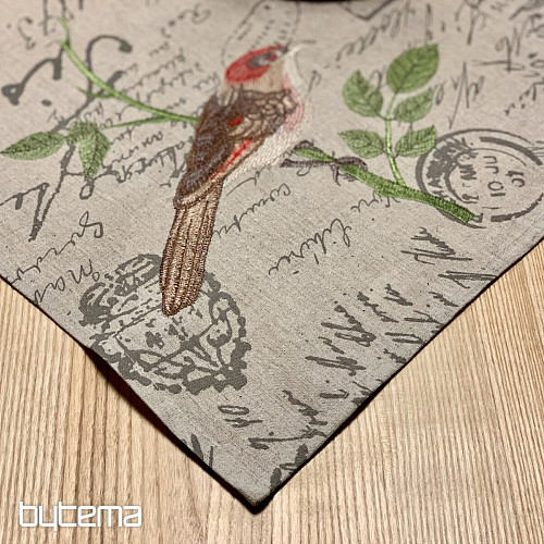Mantel y pañuelo PÁJAROS