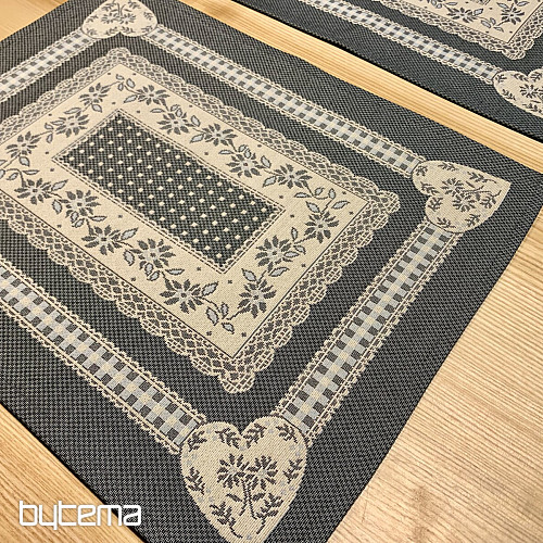 Manteles individuales COUNTRY ROOM gris