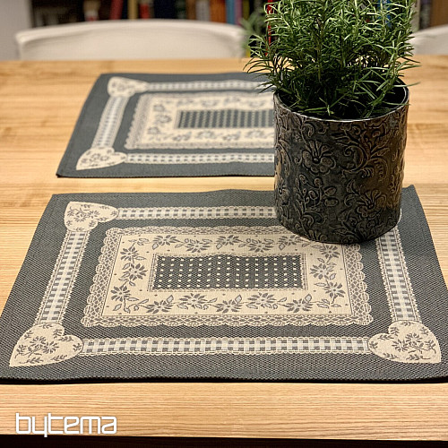 Manteles individuales COUNTRY ROOM gris