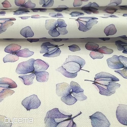 Tela decorativa Flores moradas