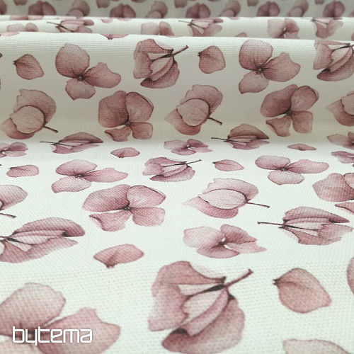 Tela decorativa MONTANA FLORES ROSA VIEJO