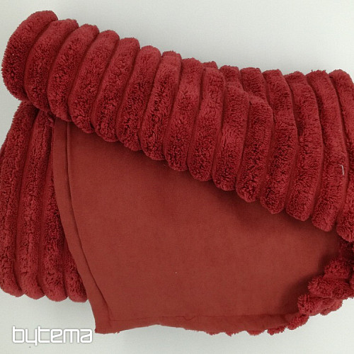 manta Cordero pana ROJO 150x200