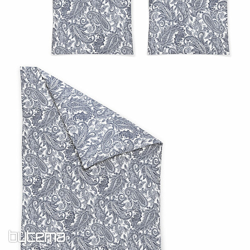 IRISETTE ropa de cama de satén de lujo FLORENZ 8447-20 BLAU
