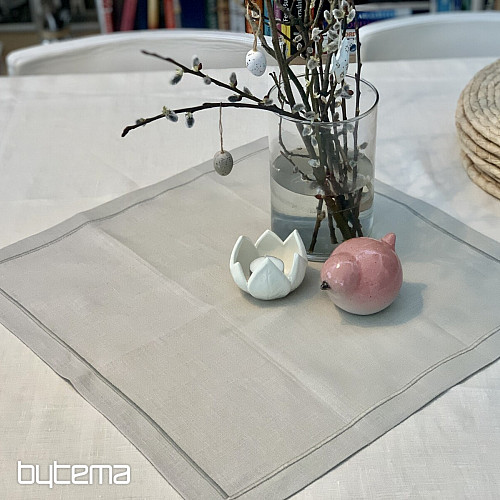 Mantel de lino - juego 130x150 + 50x50