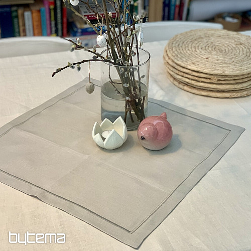 Mantel de lino - juego 130x150 + 50x50
