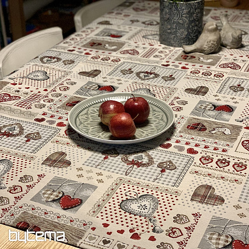 Mantel tapiz y pañuelo CORAZÓN DE LA NATURALEZA II
