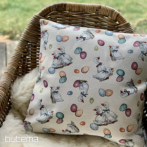 Funda de almohada tapiz WHITE HUNTS