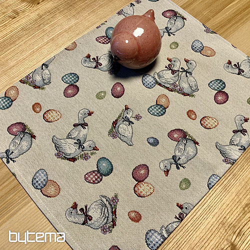 Mesa de Pascua - Gansos blancos