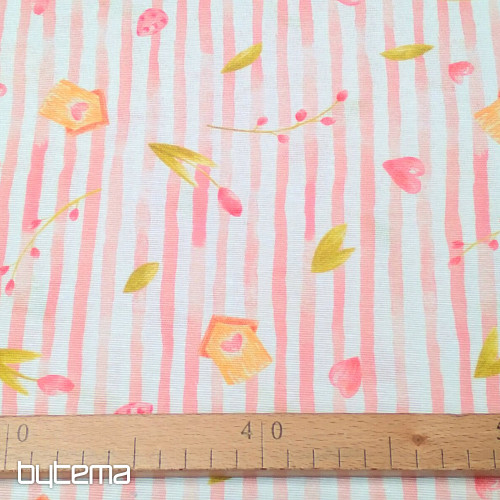 Tela decorativa PRIMAVERA RAYA ROSA