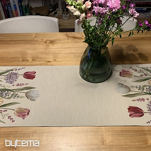 Mantel tapiz y pañuelo TULIP BORDURA
