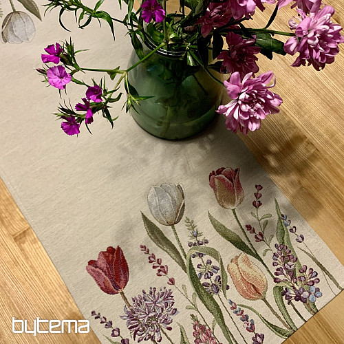 Mantel tapiz y pañuelo TULIP BORDURA