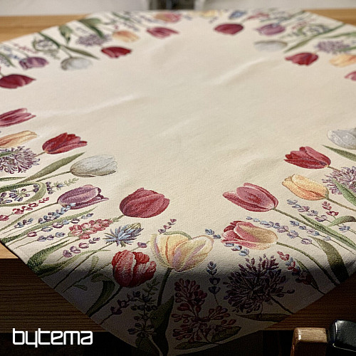 Mantel tapiz y pañuelo TULIP BORDURA